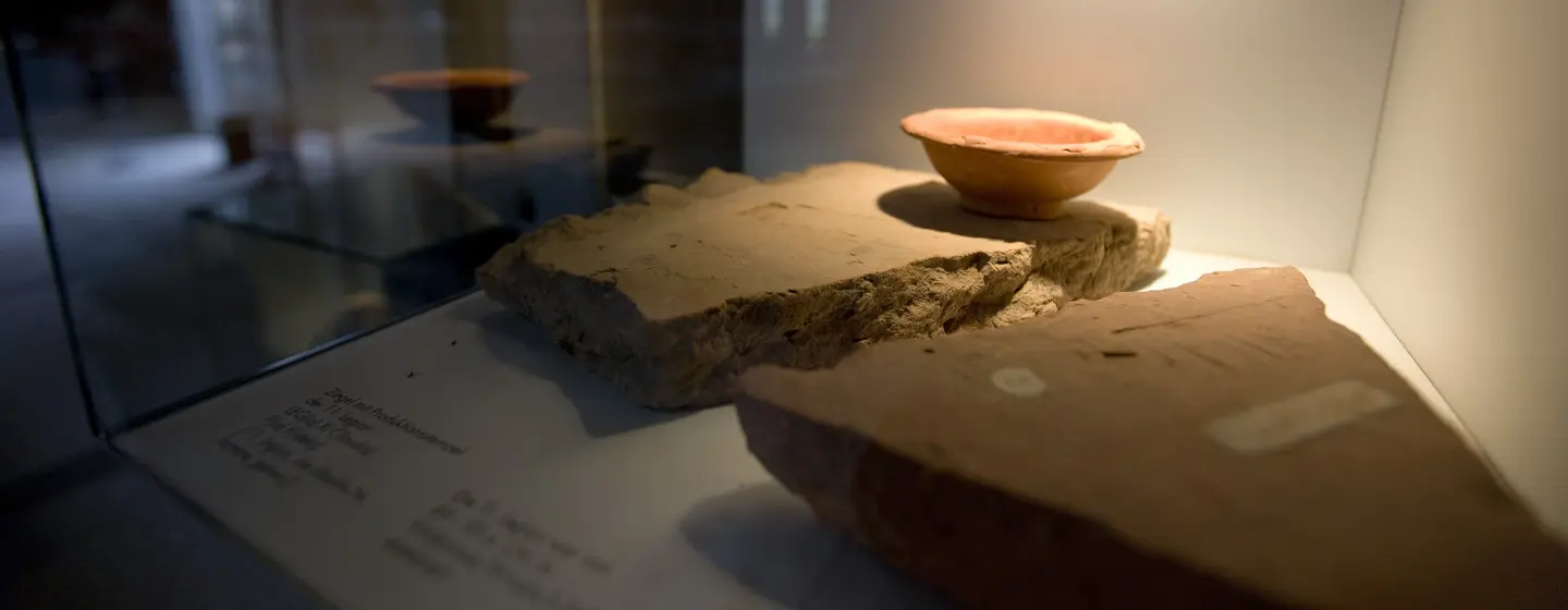 Hüfingen Roman Bath Ruins, exhibit,  photo: Staatliche Schlösser und Gärten Baden-Württemberg, Achim Mende